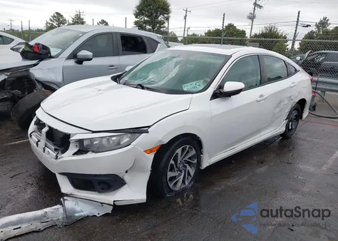 2018 Honda Civic Ex from USA, damaged, VIN 19XFC2F89JE208333